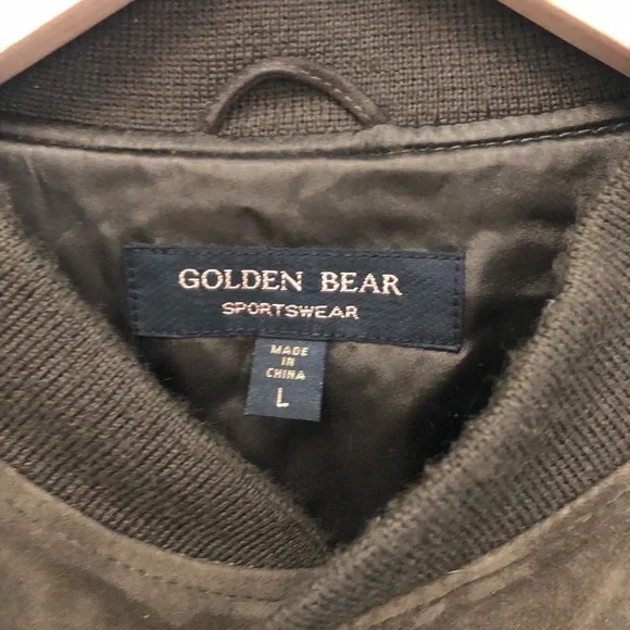 Golden Bear Sportswear Suede Bomber Jacket - Picture 5 of 7